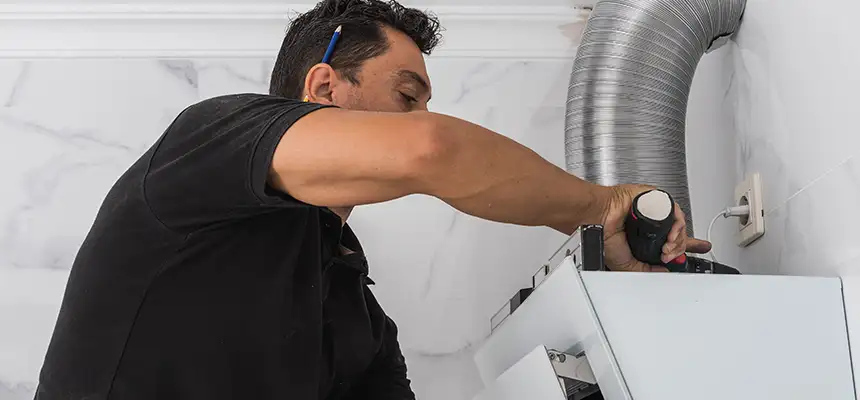 Precision In-wall Dryer Vent Cleaning & Rerouting Corrections in Palm Springs, CA